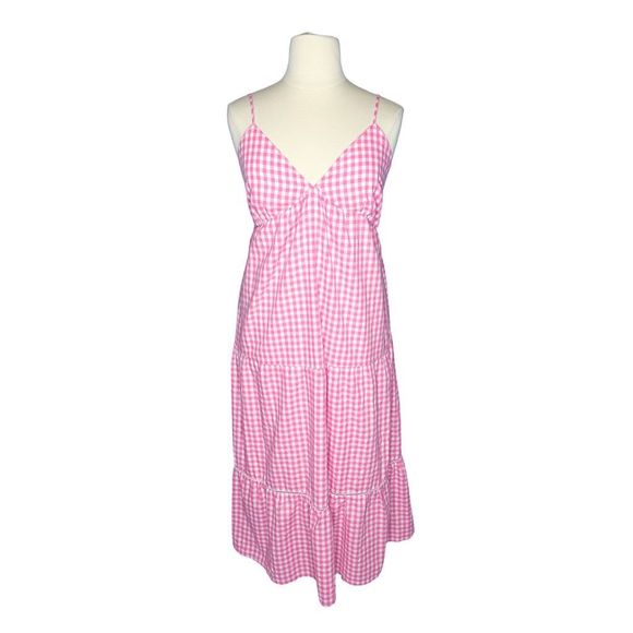 Lost + Wander Let’s Go On A Date Pink Gingham Dress - Picture 2 of 8